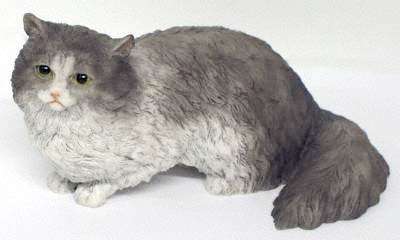 Perser Katze grau-Figur