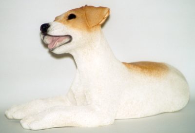 Jack Russell Terrier Welpe Figur