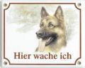 Deutscher Schäferhund Emailleschild