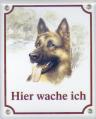 Deutscher Schäferhund Emailschild