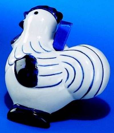 Porzellanhahn zum Aufh�ngen